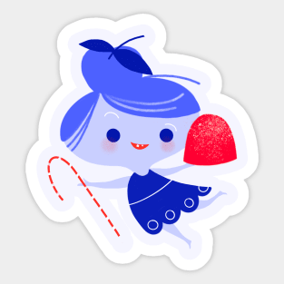 Periwinkle Sugar Plum Sticker